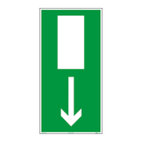 Rettungswegschild "Notausgang"