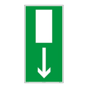 Rettungswegschild "Notausgang"