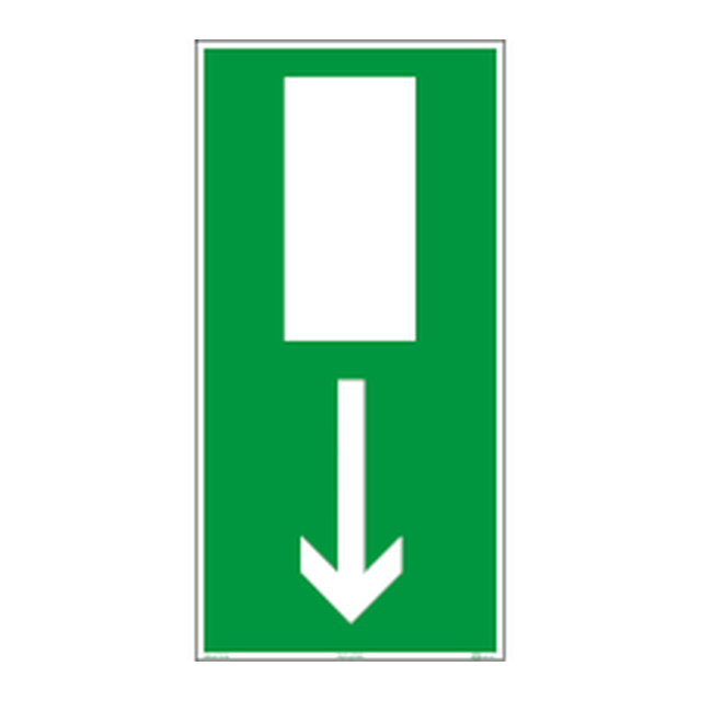 Rettungswegschild "Notausgang"