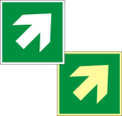 Richtungsangabe aufwärts/abwärts – ISO 7010
