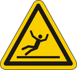 Warnschild Warnung vor Rutschgefahr – ISO 7010