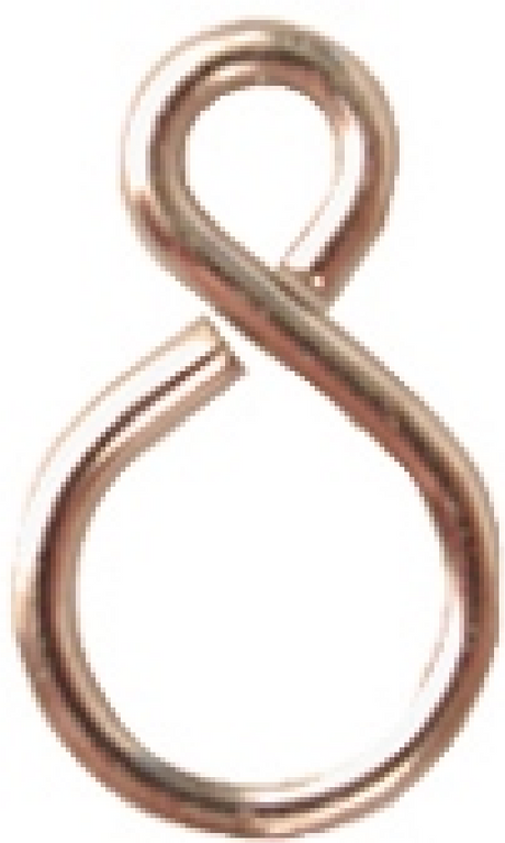 S-Haken, vernickelt