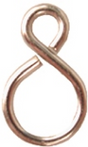 S-Haken, vernickelt