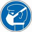 Schild Leichten Atemschutz benutzen