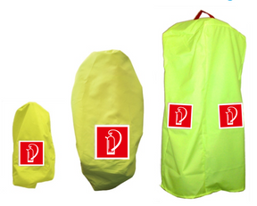 Schutzhaube NEONGELB für Feuerlöscher – Polyester