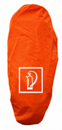Schutzhauben LEUCHTORANGE für Feuerlöscher – Polyester