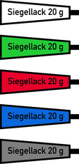 Dokumentations-Siegellack,