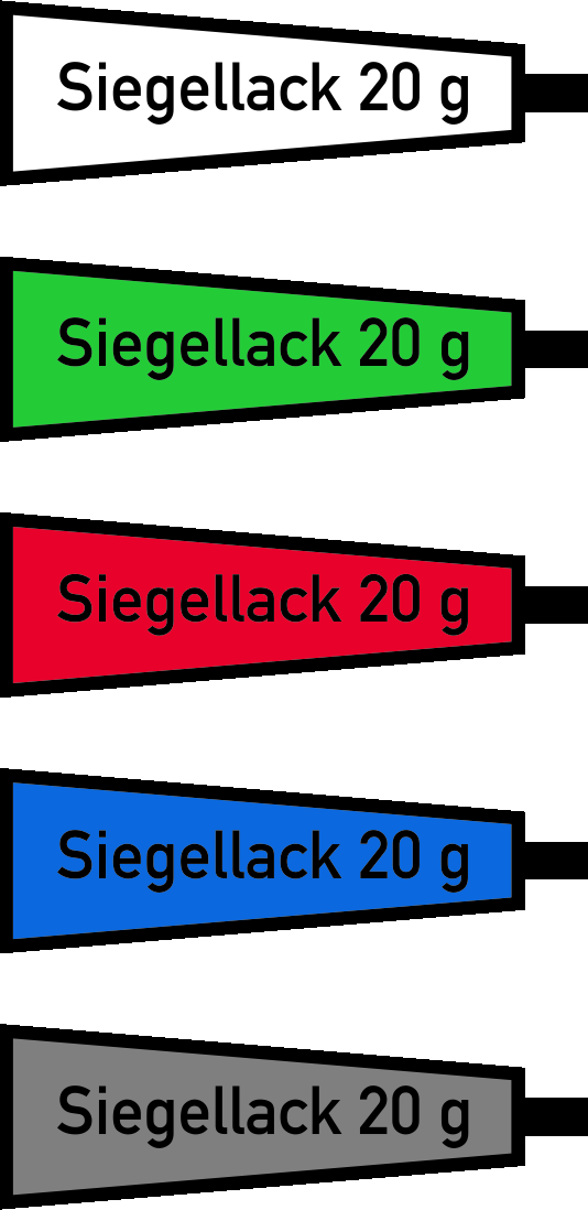 Dokumentations-Siegellack,