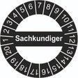 Aufkleber "Sachkundiger 1 bis 20"
