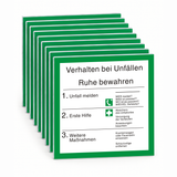 Verhalten bei Unfällen – Mehrfachpack