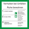 Verhalten bei Unfällen – ISO 7010