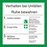 Verhalten bei Unfällen – ISO 7010