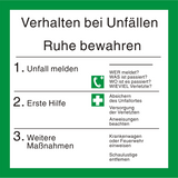 Verhalten bei Unfällen