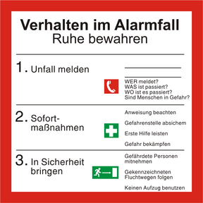 Verhalten im Alarmfall