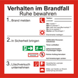 Verhalten im Brandfall