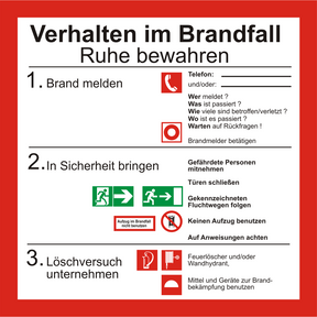 Verhalten im Brandfall