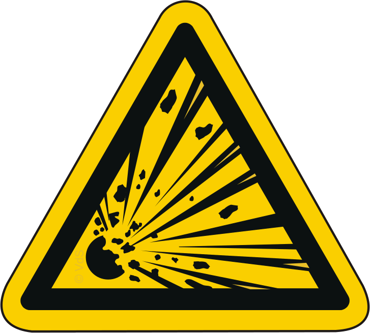 Warnschild W002 – ISO 7010
