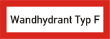 Brandschutzschild "Wandhydrant Typ F"