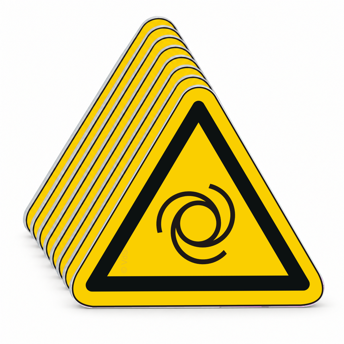 Warnschild W018 – ISO 7010 – Mehrfachpack