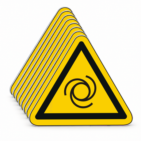 Warnschild W018 – ISO 7010 – Mehrfachpack