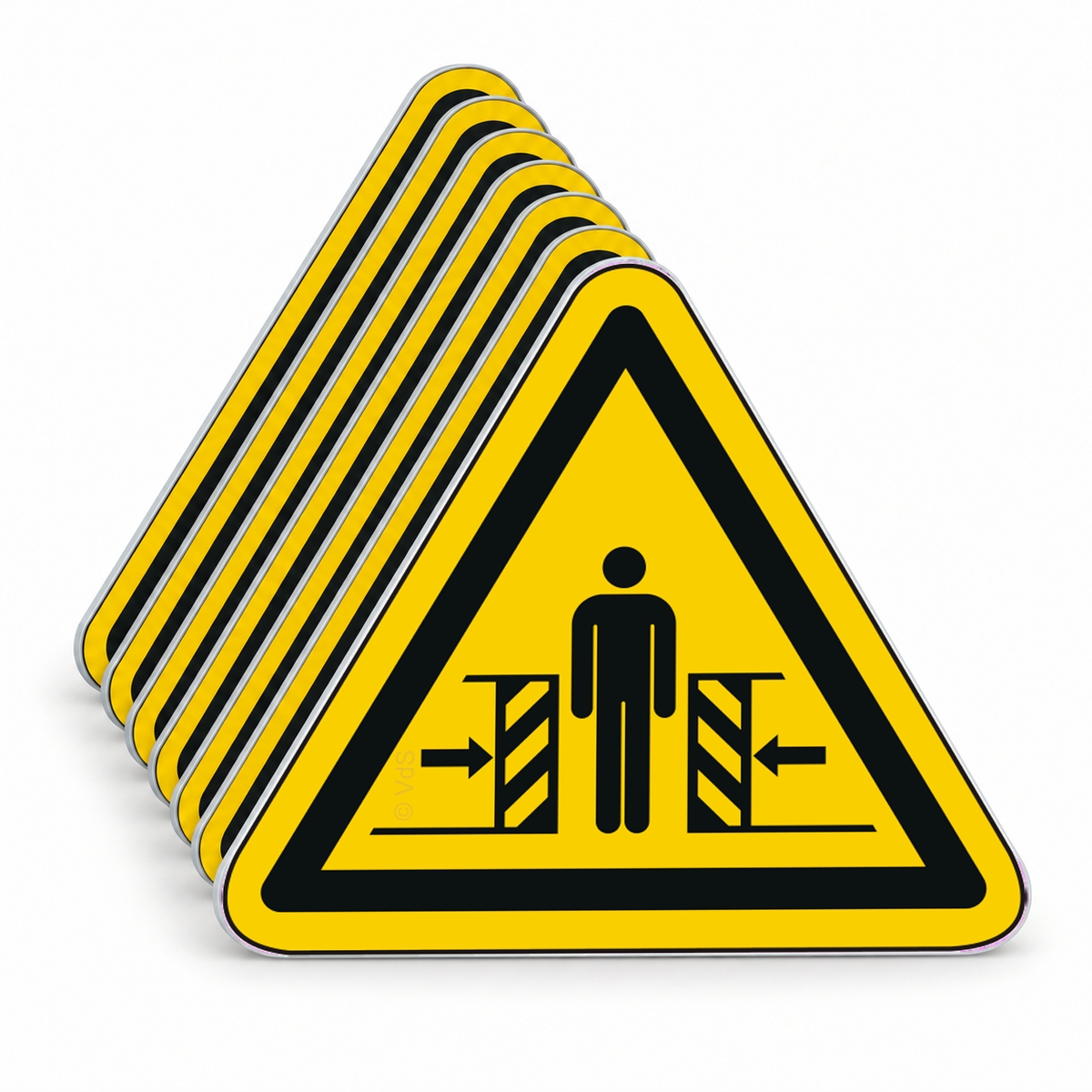 Warnschild W019 – ISO 7010 – Mehrfachpack