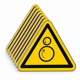 Warnschild W025 – ISO 7010 – Mehrfachpack