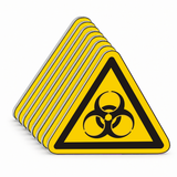 Warnschild Warnung vor Biogefährdung – ISO 7010 – Mehrfachpack