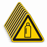 Warnschild Warnung vor Gasflaschen – Mehrfachpack
